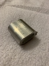 Hliníková lanová spona 12mm