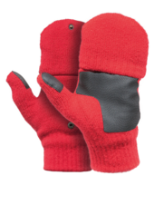 Vlněné rukavice PFANNER,červená