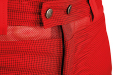 Protipořezové ochranné kalhoty PFANNER Ventilation, typ A 2,5, červená, vel S