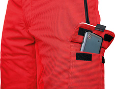 Protipořezové ochranné kalhoty PFANNER Ventilation, typ A 2,5, červená, vel 3XL