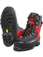 Protipořezové pracovní boty PFANNER Matternhorn,černočervená