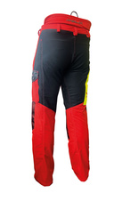 Protipořezové kalhoty Gladiator Keprotec lehké,červenočerná