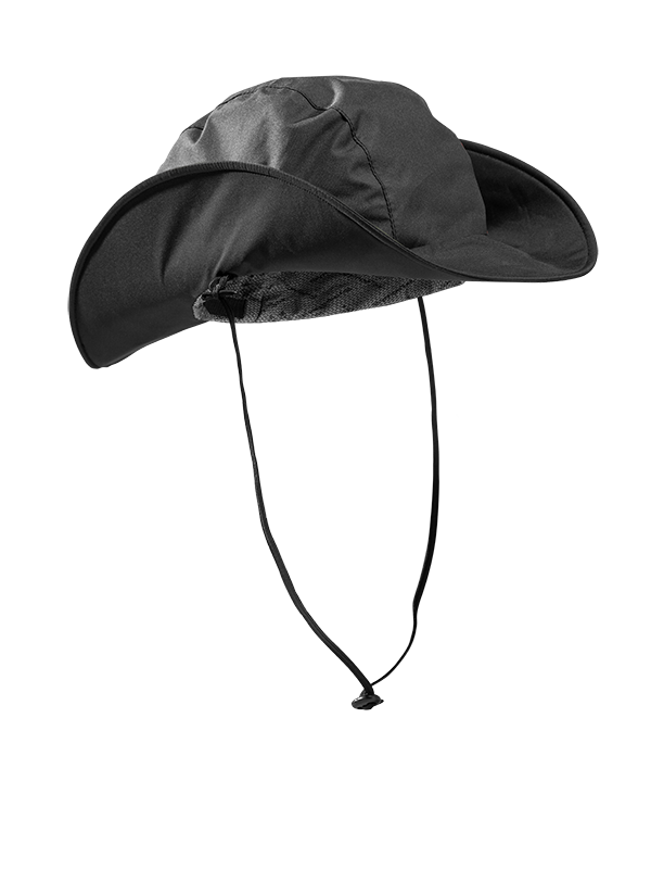 Nepromokavý klobouk PFANNER Nanoshield černý