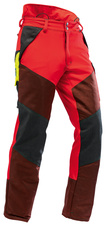 Protipořezové ochranné kalhoty PFANNER Gladiator Extrem,červená