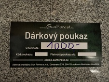 Dárkový poukaz 1000