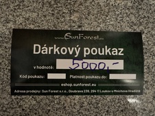 Dárkový poukaz 5000