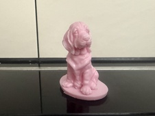 Dárkové mýdlo růžový pejsek