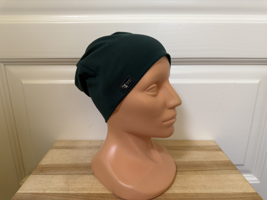 Čepice,lahvová zelená