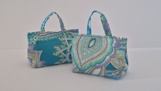 Levandulová taštička tyrkysová